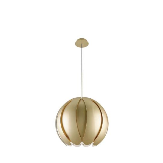 Grok 00-3543-F5-F5 Angie Steel/Polycarbonate Painted Gold/Transparent Pendant