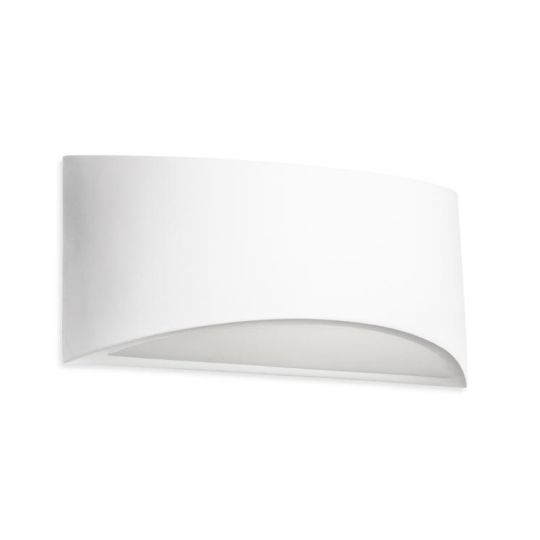 LEDS C4 05-1796-14-14 Ges Plaster White Wall Fixture