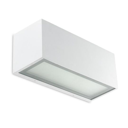 LA CREU Lighting - LIA Wall Light, White with Satin Glass - 05-4401-14-B8