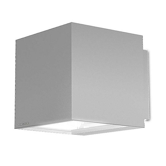 LEDS C4 Lighting - Afrodita Wall Light, Light Grey, Purity Aluminium, Hardened Glass Diffuser - 05-9577-34-37