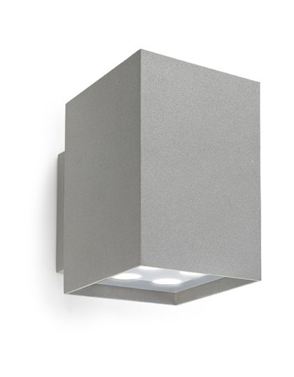 LEDS C4 05-9773-34-37V1 Afrodita Painted Aluminium Grey Wall Fixture