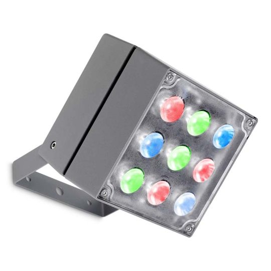 LEDS C4 05-9932-Z5-M2 Cube High Purity Aluminium Urban Grey Spotlight