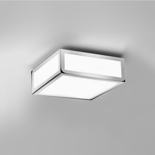 Astro Mashiko 200 Square Bathroom Ceiling Light in Polished Chrome