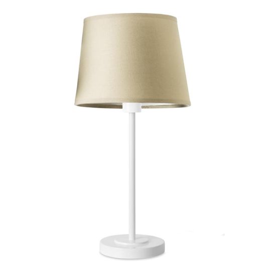 LEDS C4 10-2757-14-82 Michigan Steel Bright White Table Lamp