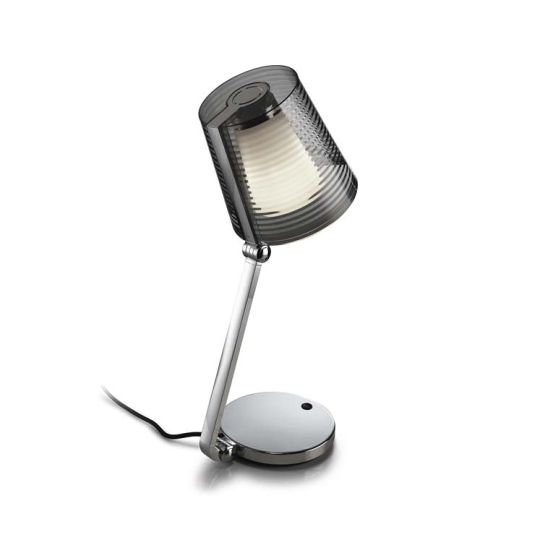 GROK Lighting - Table Lamp Chrome and smoked acrylic diffuser - 10-4409-21-12