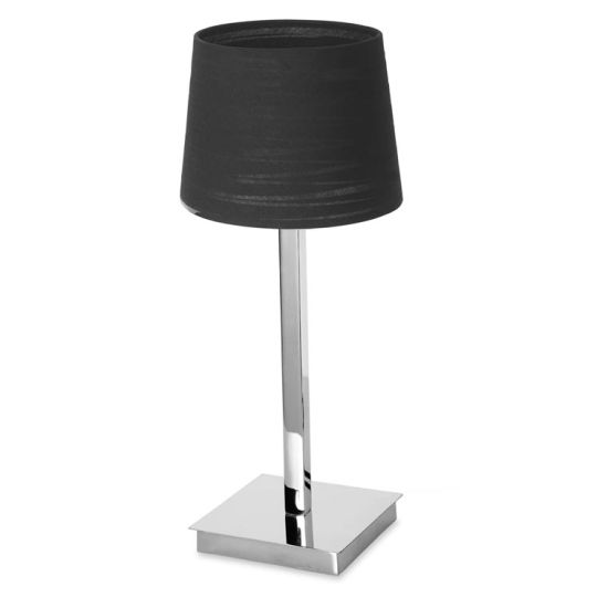LEDS C4 10-4695-21-82 Torino Steel Chrome Table Lamp