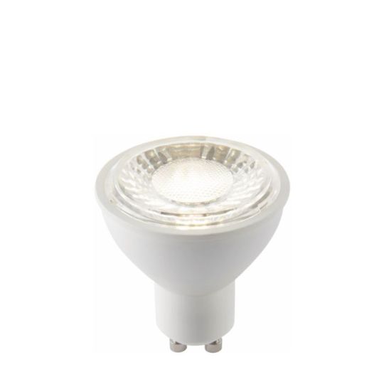 Endon GU10 LED SMD 60o Lamp in White & Clear Prismatic Pc
