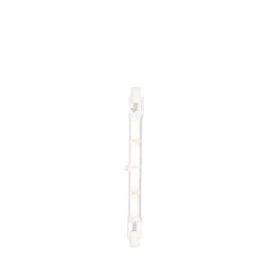 Endon R7s Halogen 1lt Bulb in Clear Glass & Unglazed Ceramic
