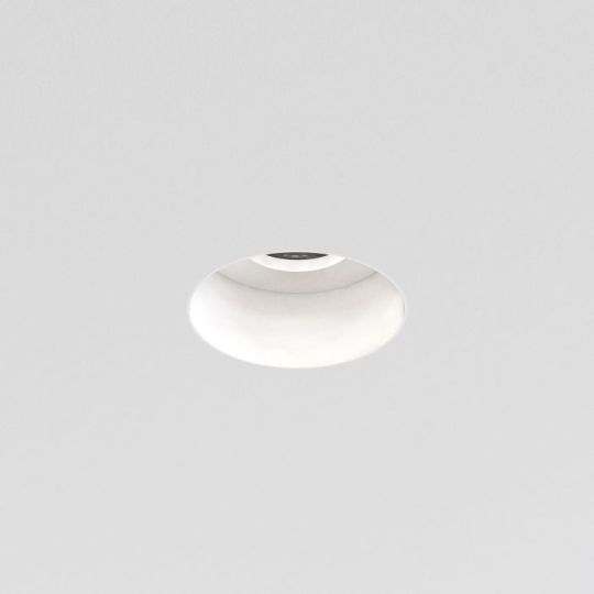 Astro Trimless Round Fixed Indoor Downlight in Matt White
