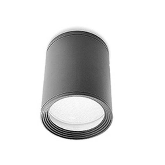 LEDS C4 Lighting - Ceiling Light, Urban Grey, Transparent Glass Diffuser - 15-9362-Z5-37
