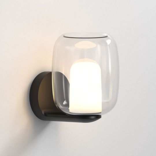 Astro Aquina Bathroom Wall Light in Matt Black