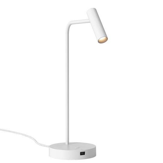 Astro Enna Desk USB Indoor Table Lamp in Matt White (1058212)