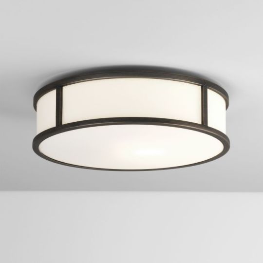 Astro Mashiko Round 300 Bathroom Ceiling Light in Bronze
