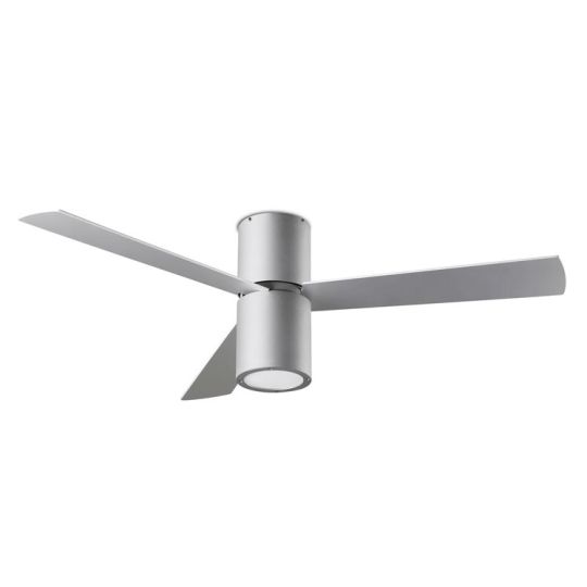 LA CREU Lighting - FORMENTERA Ceiling Fan, Grey Texture, Acrylic Diffuser - 30-4393-N3-M1