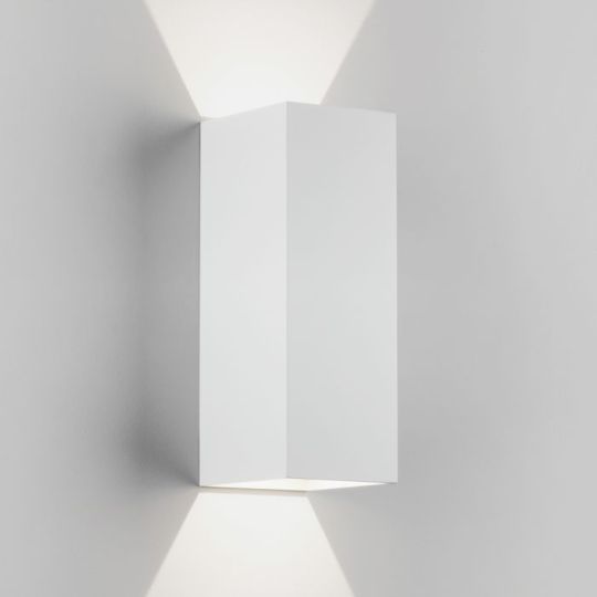 Astro Oslo 255 LED Outdoor Wall Light in Textured White