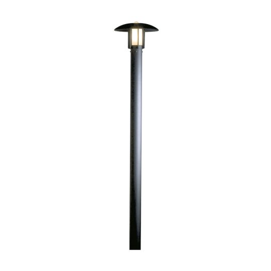 Konstsmide 402-752 Black Heimdal - Lacquered Aluminium/Opal Glass (38x38x200)