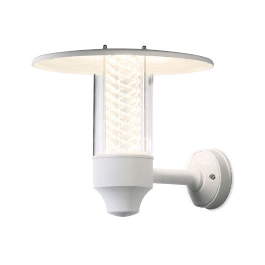 Konstsmide 406-250 Matt White Nova - Lacquered Aluminium/Acrylic Glass (34x37x31)