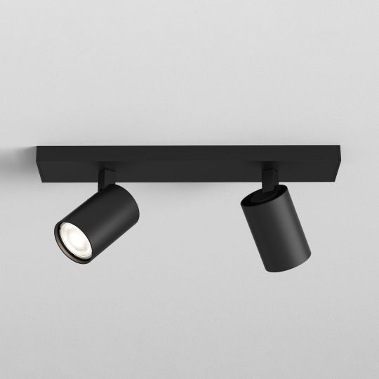 Astro Ascoli Twin Indoor Spotlight in Matte Black (1286124)