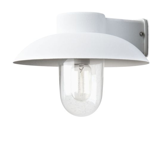 Konstsmide 415-250 Matt White Mani - Lacquered Aluminium/Clear Glass  (29.5x31x21)