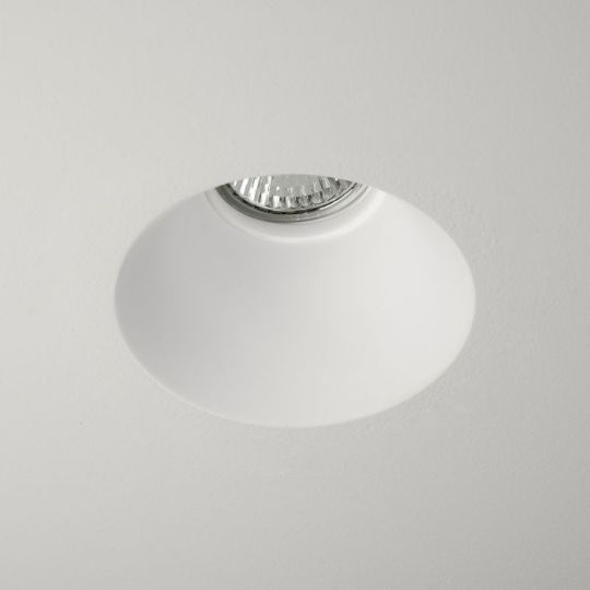 Astro Blanco Round Fixed Indoor Downlight in Plaster