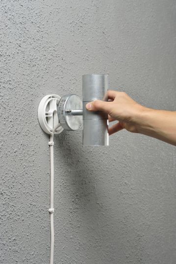 Konstsmide 449-250 White Spacer For Wall Mounting (10.5x1.5x10.5)