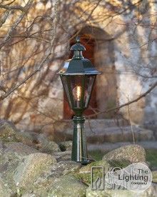 Konstsmide Lighting - Pallas Post Light Small - Shiny Green - 478-600