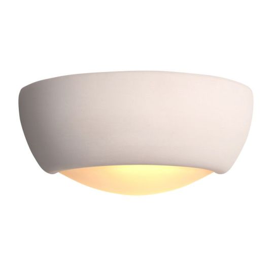 Endon Eton 1lt Wall in Unglazed Ceramic
