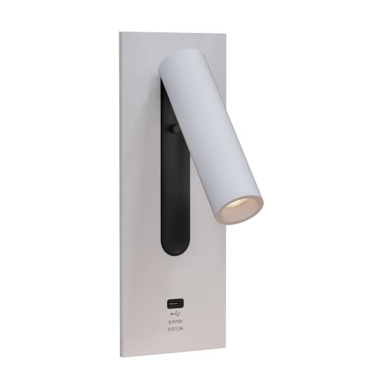 Astro Fuse 3 USB C Indoor Reading Light in Matt White (1215147)