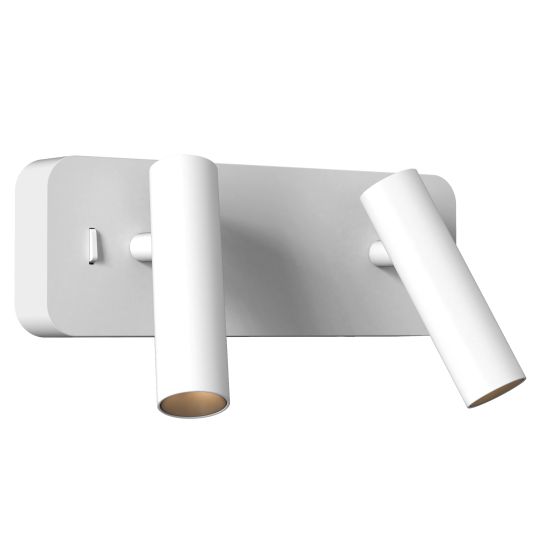 Astro Enna Twin Indoor Reading Light in Matt White (1058194)