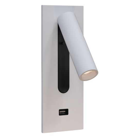 Astro Fuse 3 USB Indoor Reading Light in Matt White (1215081)