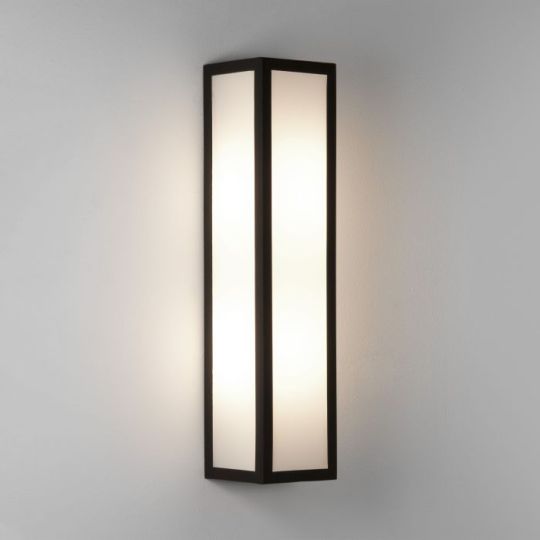 Astro Salerno Outdoor Wall Light in Textured Black