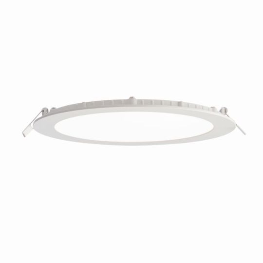Saxby Siriodisc Ip44 18W in Matt White Paint & Frosted Acrylic