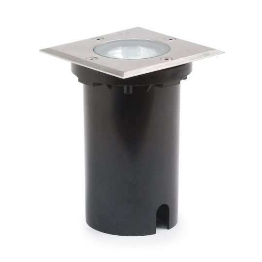 Konstsmide 7608-000 Silver Halogen Ground Spotlight (11x11x15)