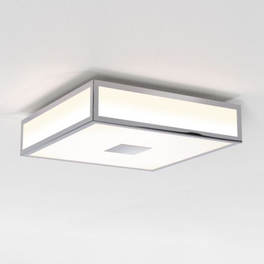 Astro Mashiko 300 Square LED Bathroom Ceiling Light in Polished Chrome