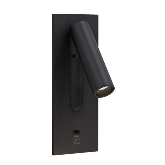 Astro Fuse 3 USB C Indoor Reading Light in Matt Black (1215144)