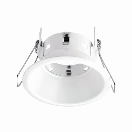 Saxby Speculo Anti-Glare Ip65 50W in Matt White Paint & Clear Glass