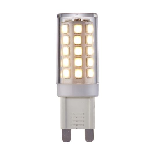 Saxby G9 Led Smd 400Lm 3.5W in Clear & Gloss White Pc