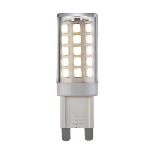 Saxby G9 Led Smd 400Lm 3.5W in Clear & Gloss White Pc