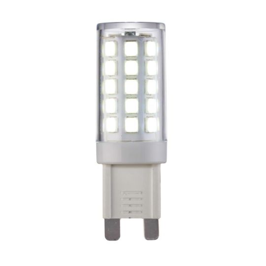 Saxby G9 Led Smd 400Lm 3.5W in Clear & Gloss White Pc