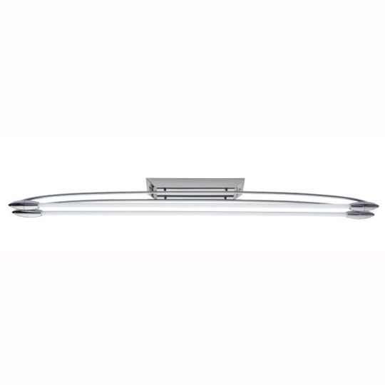 Endon Harper LED 2lt Flush in Chrome Plate & Opal Glass