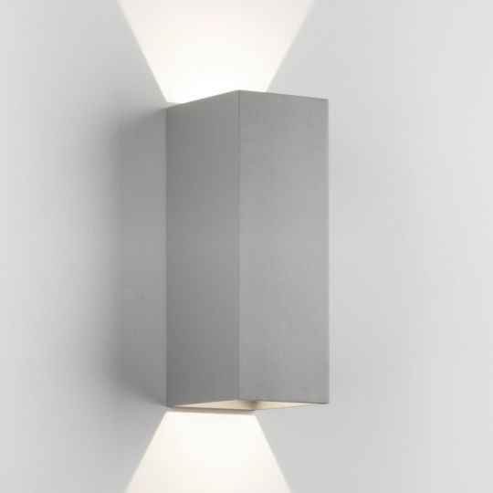 Astro Oslo 255 LED Outdoor Wall Light in Textured Grey