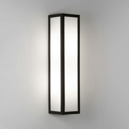 Astro Salerno LED Outdoor Wall Light in Textured Black