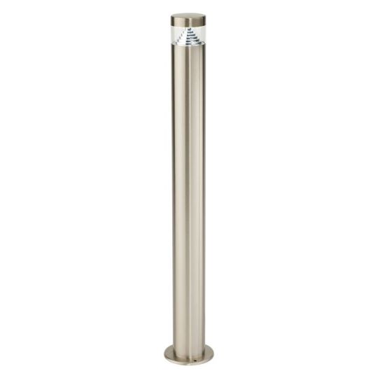 Saxby Pyramid Bollard Ip44 3.3W in Brushed Stainless Steel & Clear Pc