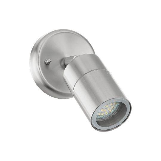Eglo Stockholm 1 Stainless Steel Outdoor Wall Light (93268)