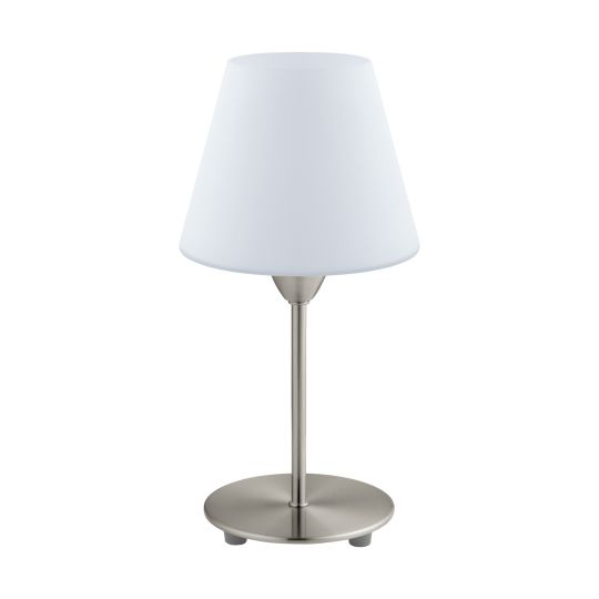 Eglo Damasco 1 Satin Nickel Table Lamp (95785)
