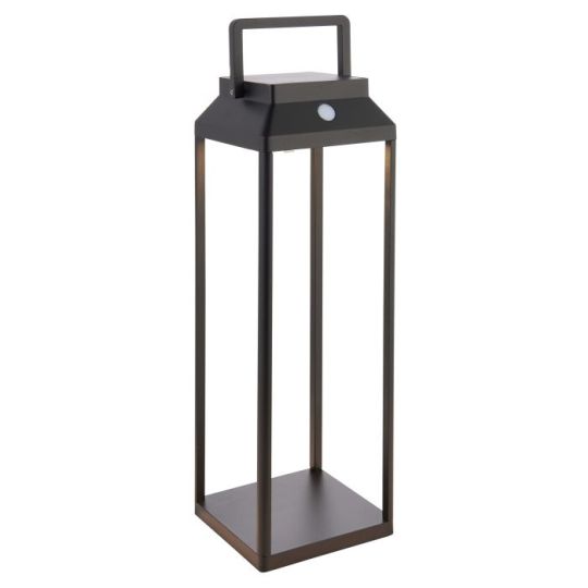 Endon Linterna 1lt Table in Textured Black