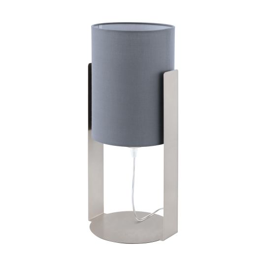 Eglo Siponto Satin Nickel Table Lamp (98286)