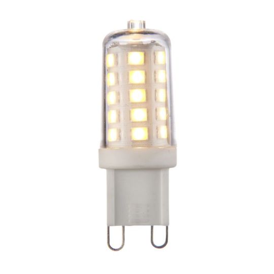 Saxby G9 Led Smd 320Lm Dimmable 3.2W in Clear & Gloss White Pc