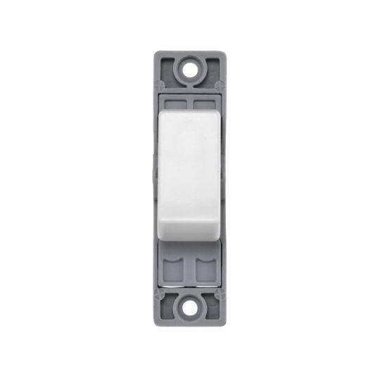 Saxby Curved Edge 10Ax 1G Intermediate Switch in White