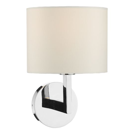 Dar Ferrara Wall Light Polished Chrome Bracket Only